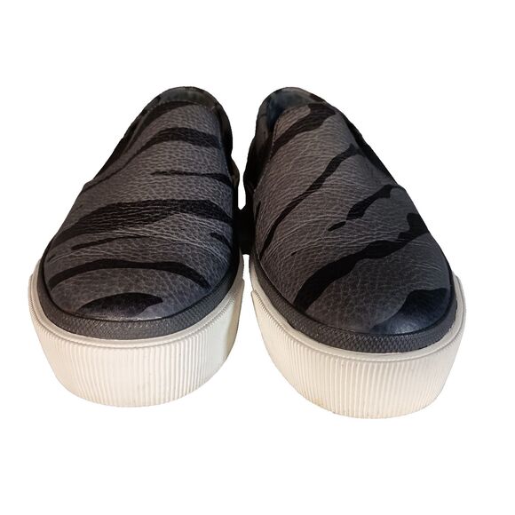 Lanvin Slip On Men\'s Sneakers Calfskin Nappa Leather Zebra Shoes Loafers Mens 6 main image 5